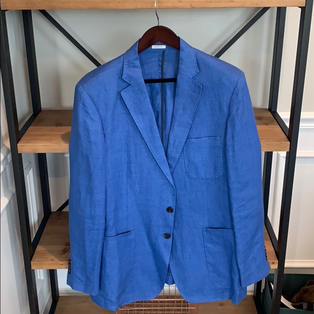 Peter Miller 100% linen unlined Sportcoat size L